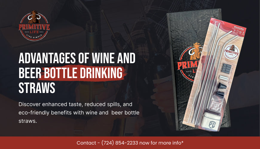 Advantages of Wine and Beer Bottle Drinking Straws