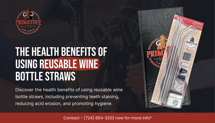 The Health Benefits of Using Reusable Wine Bottle Straws