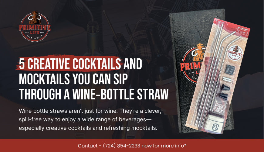 5 Creative Cocktails and Mocktails You Can Sip Through a Wine‑Bottle Straw