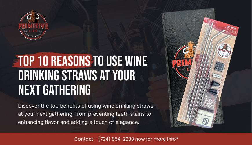 Top 10 Reasons to Use Wine Drinking Straws at Your Next Gathering